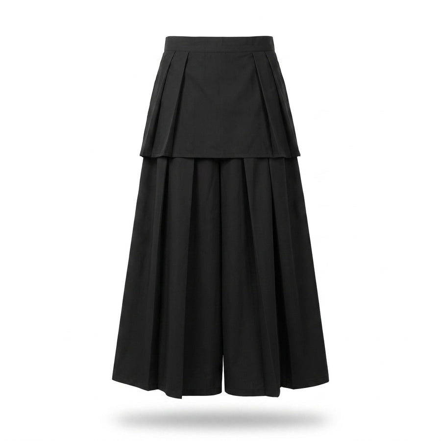 プリーツ袴ワイドパンツ 商品単体